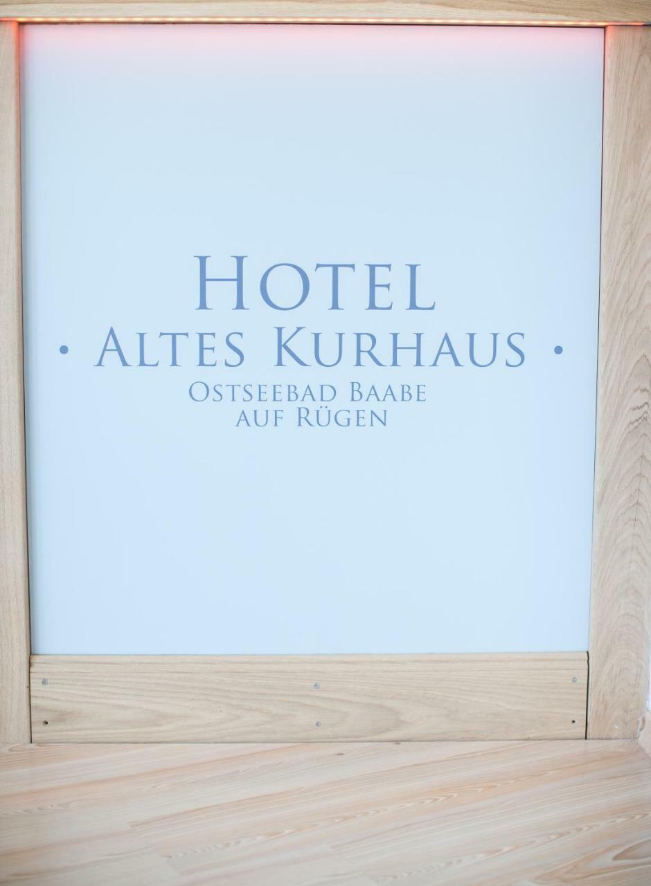 Hotel Altes Kurhaus Baabe Buitenkant foto